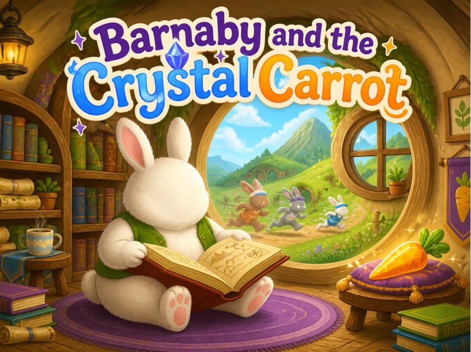 Cover Storybook Barnaby and the Crystal Carrot