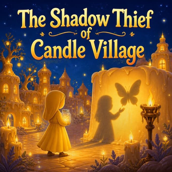 Cover Storybook The Shadow Thief of Candle Village